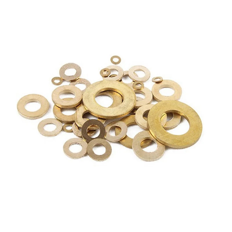 200 шт. Медные Плоские Шайбы DIN125 ISO7089 M3 M4 M5 M6|brass flat washer|flat washerwasher |