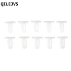 QILEJVS 10 шт. дверные пороги покрытия отделка Литье клипсы для bmw E30 E34 E38 Z4 E81 E46 E84