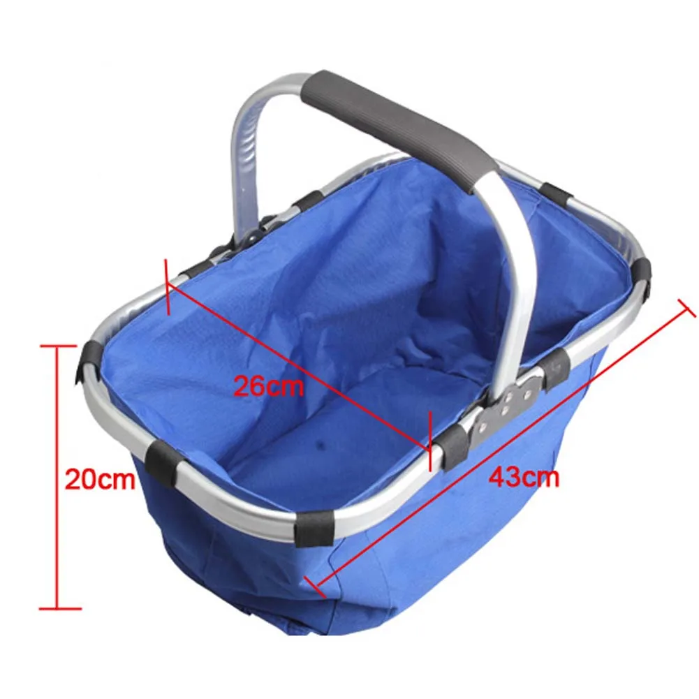 Reusable Foldable Storage Bags Waterproof Eco-friendly Shopping Grocery Picnic Hand Basket | Дом и сад