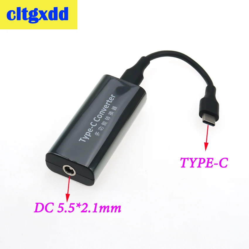 Cltgxdd DC адаптер питания Разъем конвертер 5 5*2 1 мм гнездо к USB Type C разъем для Lenovo Dell Hp