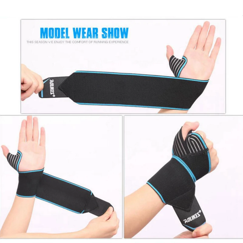 2 шт./лот Регулируемый открывающийся дизайн браслет для тяжелой атлетики