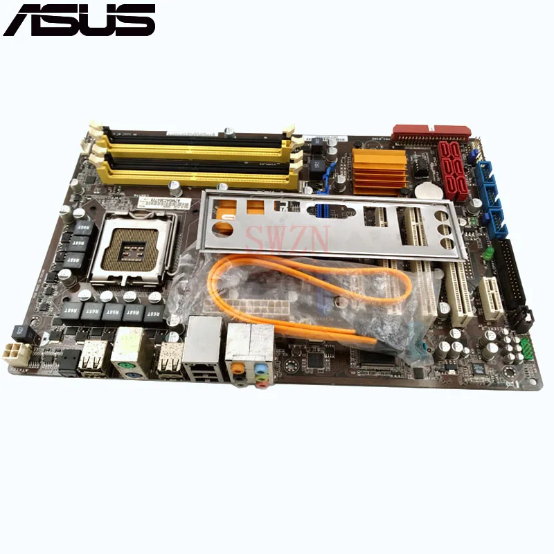 Оригинальный использоваться для настольных ПК ASUS P5Q SE плюс Поддержка LGA 775 4 * DDR2
