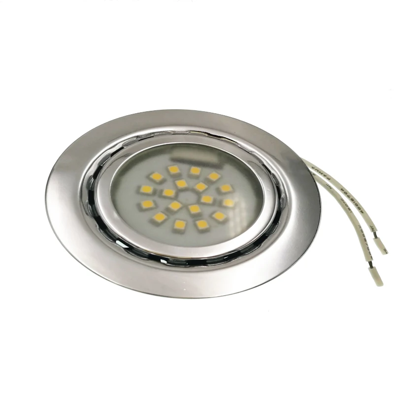 

DC12V 1.5w SMD 3528 18leds 70mm diameter home kitchen LED under Cabinet Light wardrobe round flat surface cold white /warm white