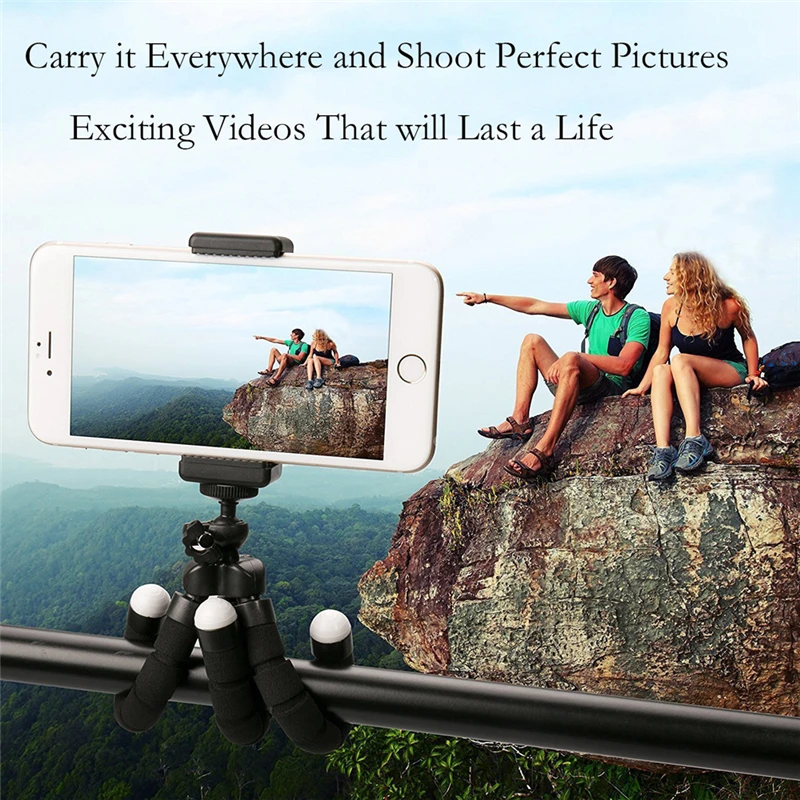 Tripods for Samsung Xiaomi Huawei Phone Mobile Camera Holder Clip Mini Flexible Gorillapod Octopus Tripod stativ Stand GoPro | Электроника