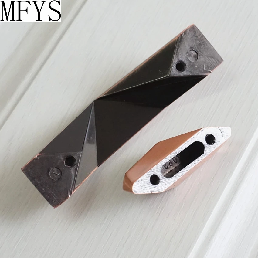 Ручки для шкафа из цинкового сплава MFYS дверная ручка комода ящика винного