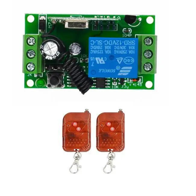 DC 12 V RF беспроводной пульт дистанционного управления Переключатель 1 канальный