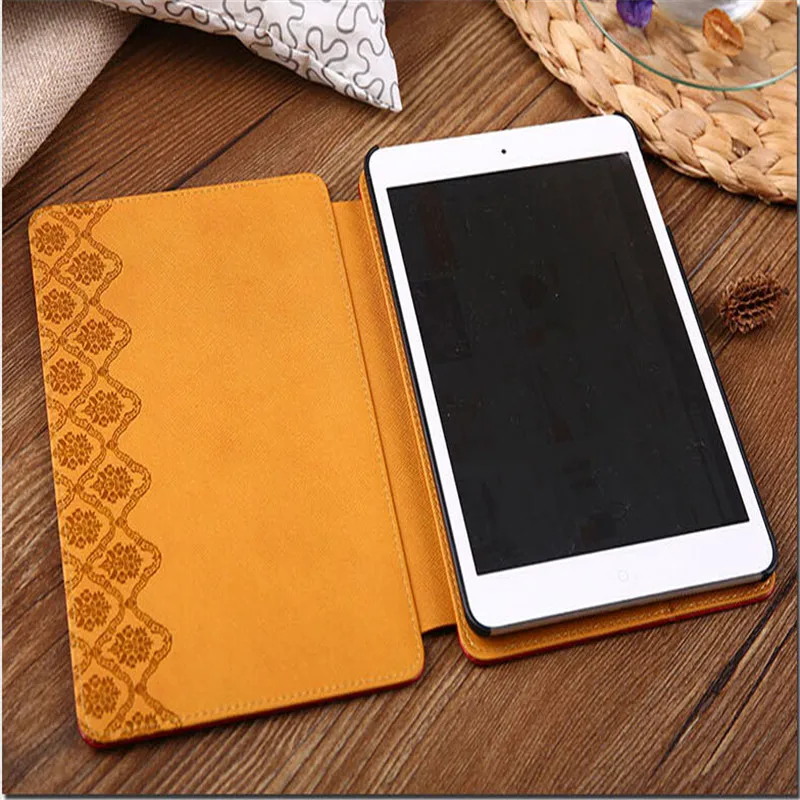 Оригинальный корейский Роскошный Ретро Кожаный чехол mosso с цветами по краям для