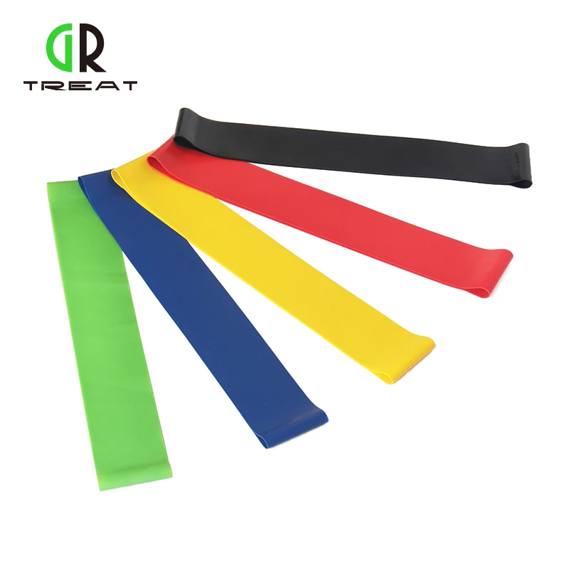 5 уровней Эспандеры для йоги резиновый Эспандер фитнеса тренировки спорта 4 шт.