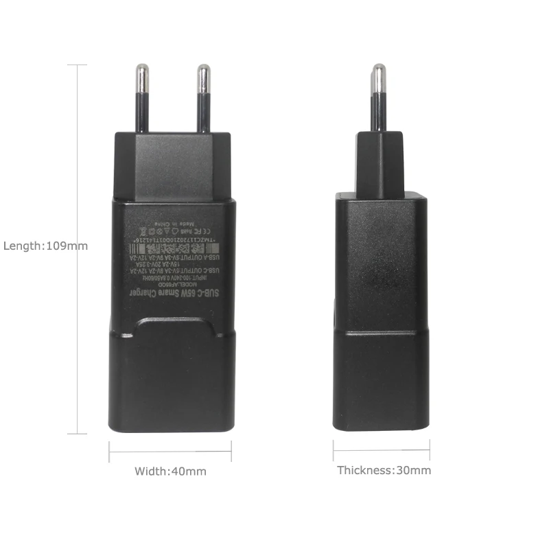 Usb type C зарядное устройство 20 в 3.25A USB C быстрое зарядное устройство для Macbook lenovo Asus ноутбук адаптер питания 5 В 3A 9 В 2A USB зарядное устройство для телефона