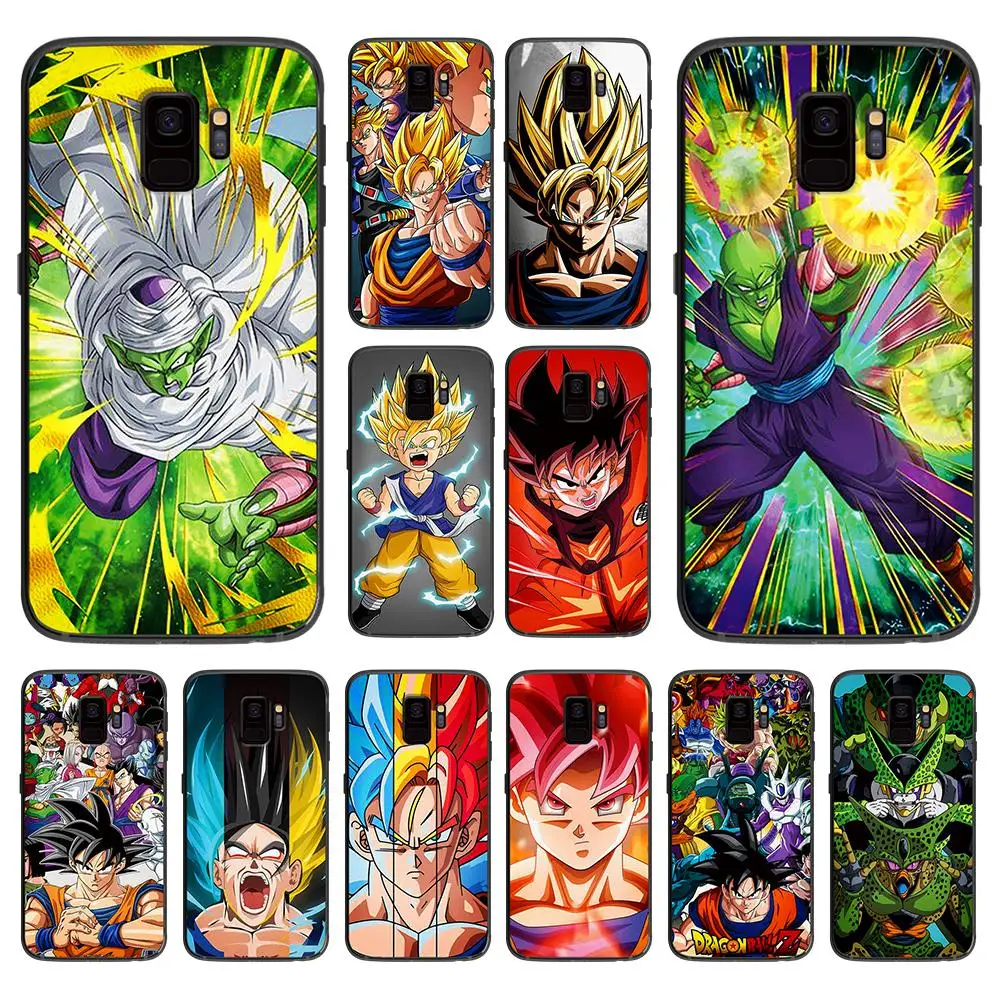 Мягкий чехол для телефона с изображением аниме dragon ball Samsung Galaxy S6 S7 S8 S9 S10e Plus Note 8