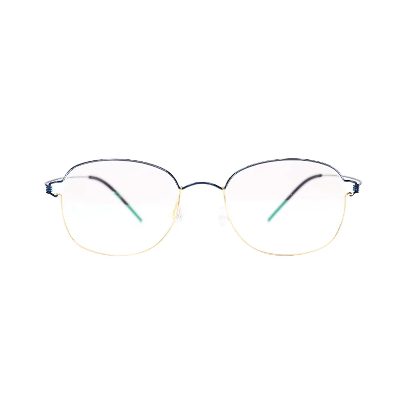

Screwless Eyewear Prescription Eyeglasses Women Ultralight 2019 Round Myopia Optical Denmark Korean Glasses Frame Men Titanium