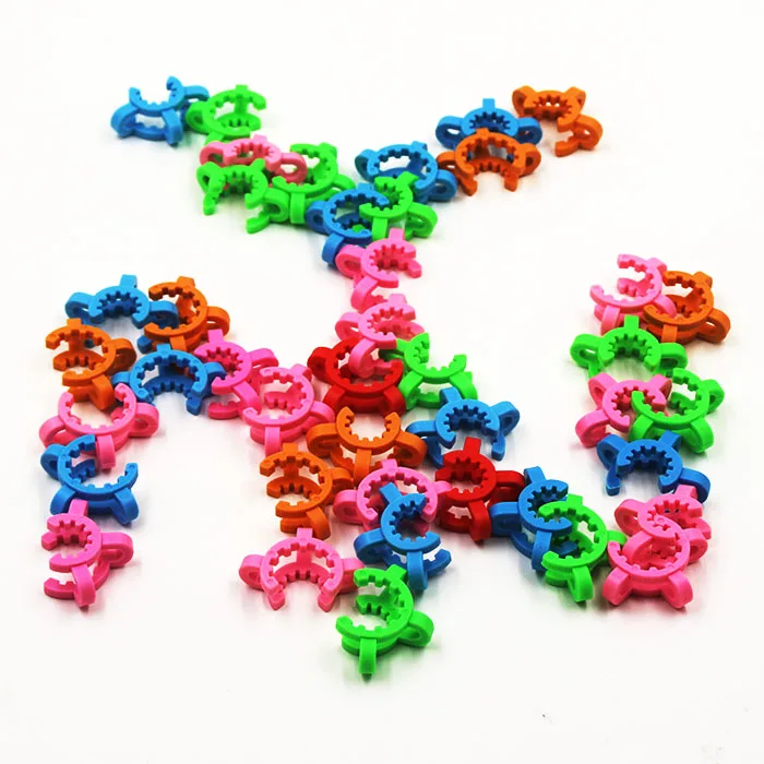 NY LA 10mm 14mm 19mm Plastic Keck Clip Laboratory Lab Clamp for Glass Hookahs | Дом и сад
