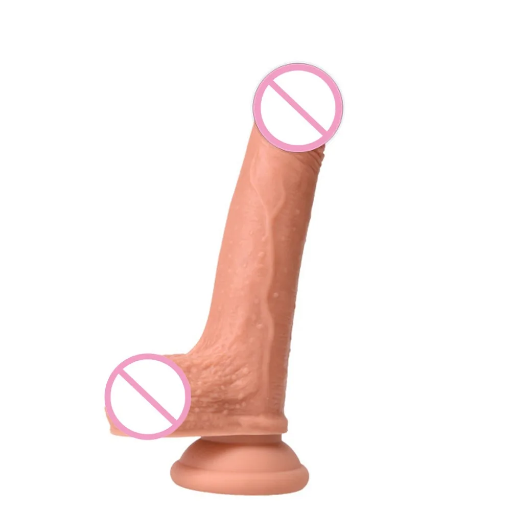 Водонепроницаемый реалистичный G Spot фаллоимитатор на присоске Мужской пенис