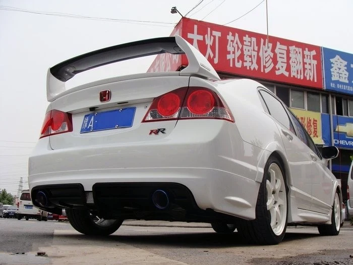 2006 2007 2008 2009 2010 2011 большой гоночный стиль спойлер для honda civic задний багажник грунтовка Крючки из высококачественного АБС-пластика на детскую спойлеры