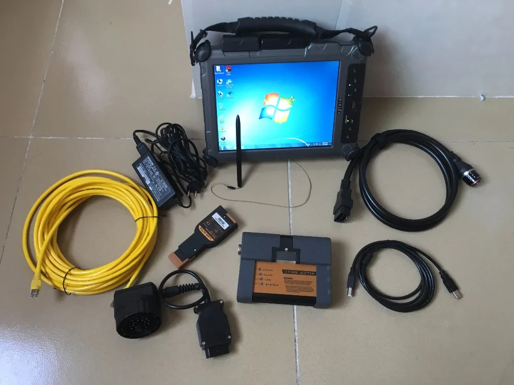 2019 Лучший диагностический инструмент для BMW Icom a2 b c с IX104 I7 4G планшет программным