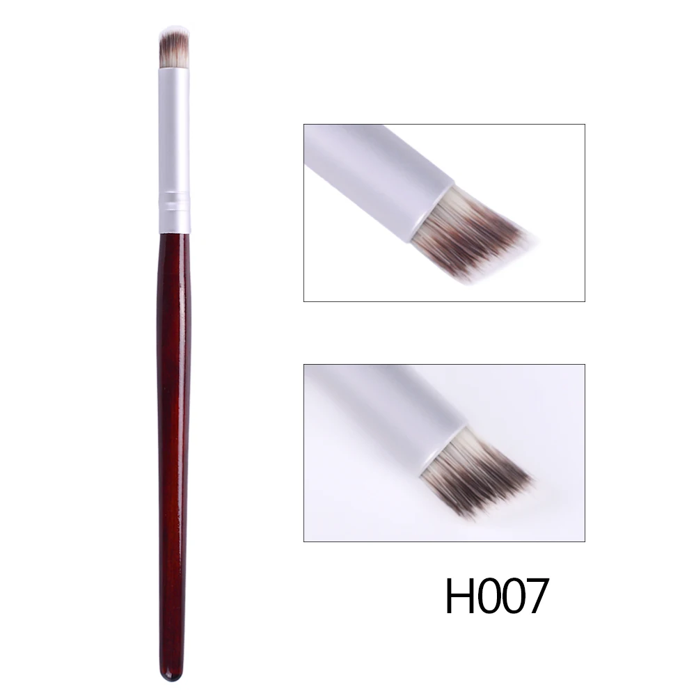 H007 STZ 1 шт УФ гель лак для рисования кисти для ногтей 8 Тип Луна улыбка градиент кисти в виде цветов маникюрный салон ручка для ногтей# H001-008 - Цвет: H007