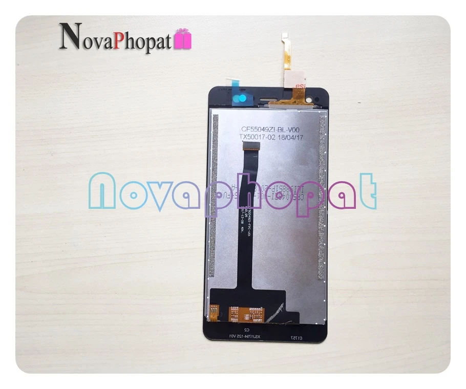 Novaphopat 100% протестированный черный ЖК дисплей в сборе для BQ 5009L Trend BQ5009L с сенсорным
