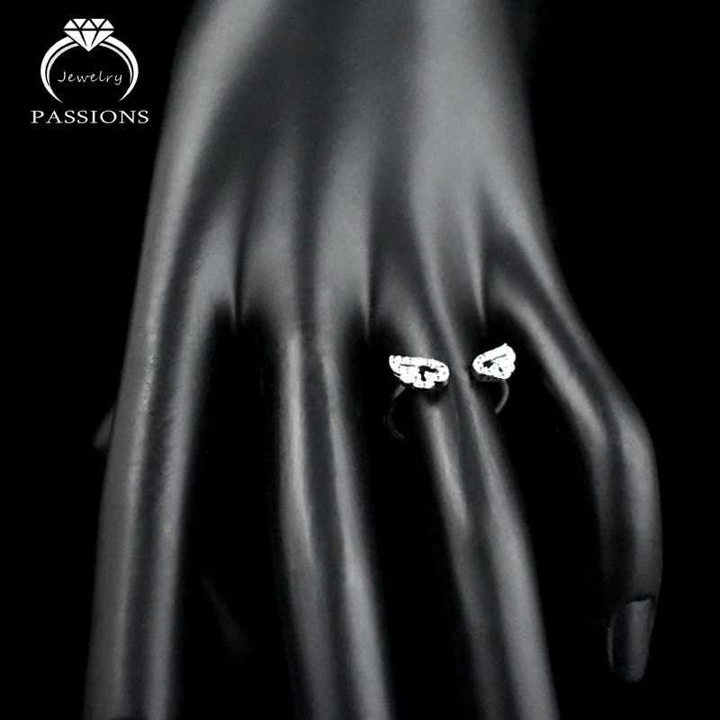 Женское кольцо из серебра 925 пробы с перьями|finger ring|rings for womenring |