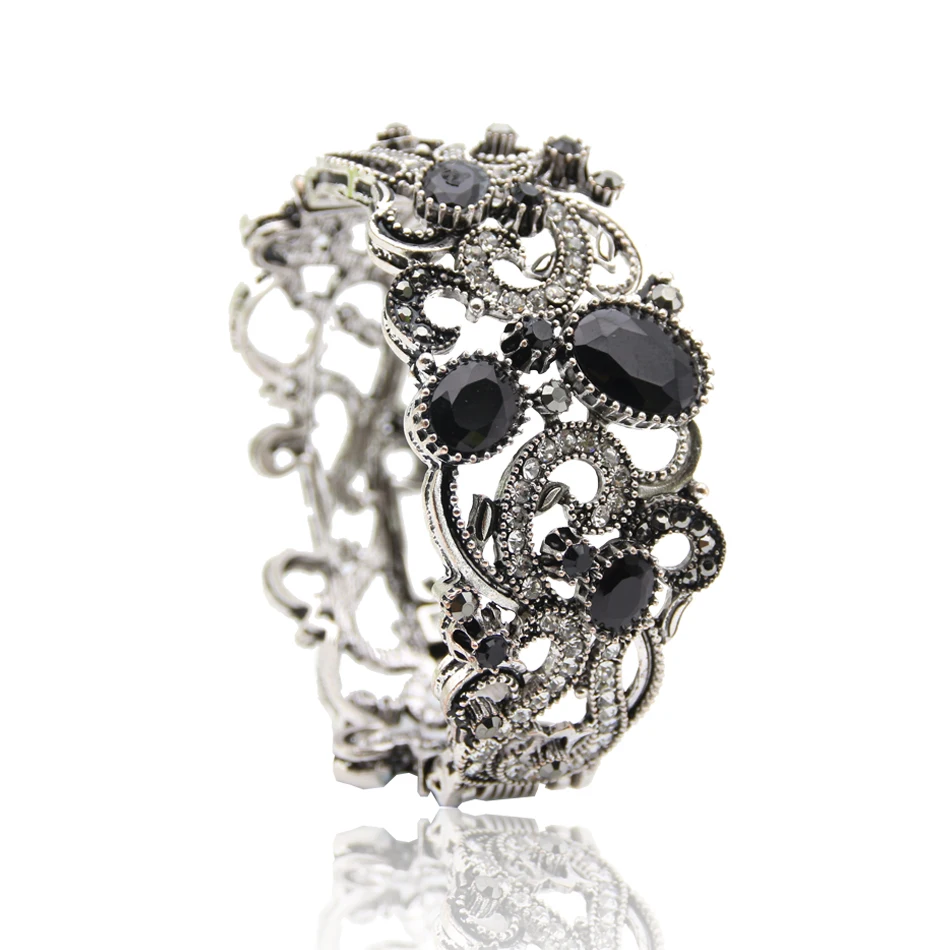 Роскошное винтажное марокканское цветочное рулон трава узор ювелирные женские