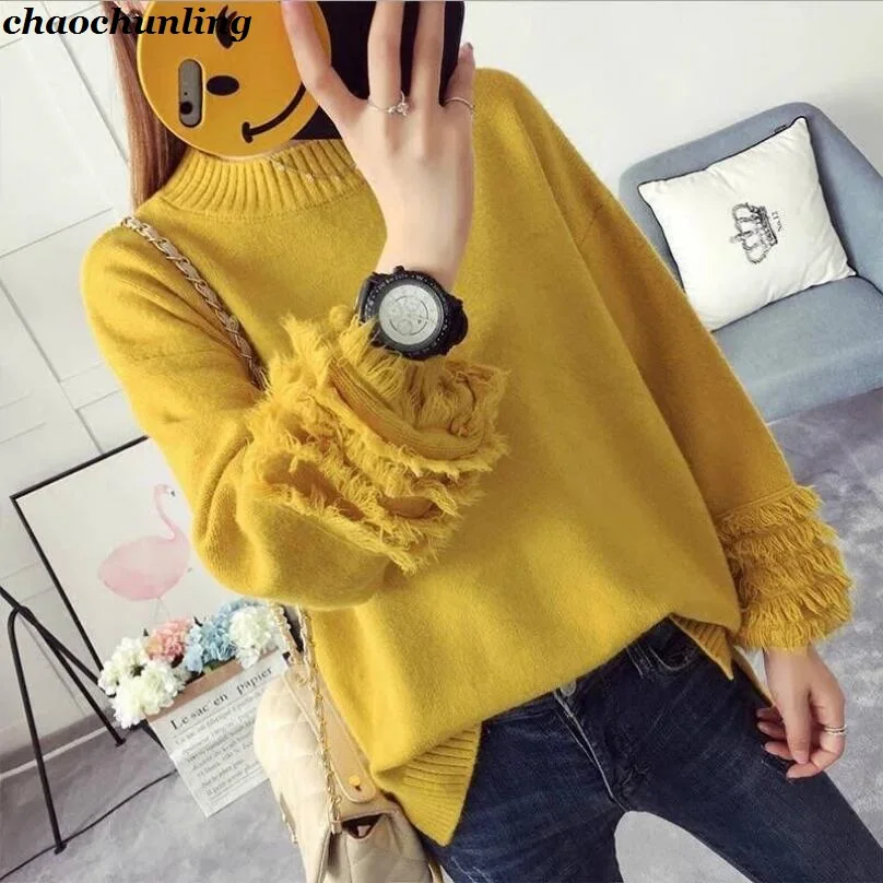 Европа и Америка женский шить Свитеры Для женщин-Новинка 2017 года Зима Леди