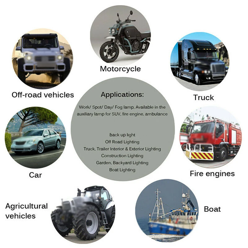 6 светодиодный 18 Вт рабочий свет бар DRL Вождения противотуманных фар для