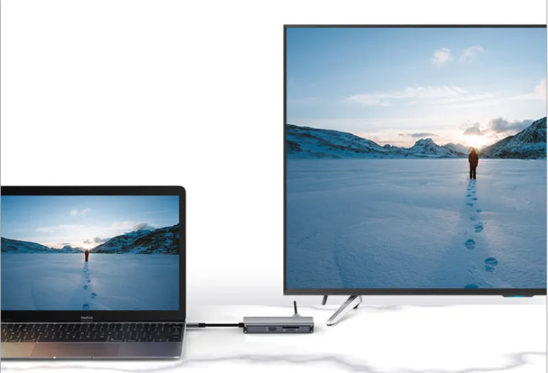 Type c10 в одной многофункциональной док станции для macbookpro набор usb сплиттер