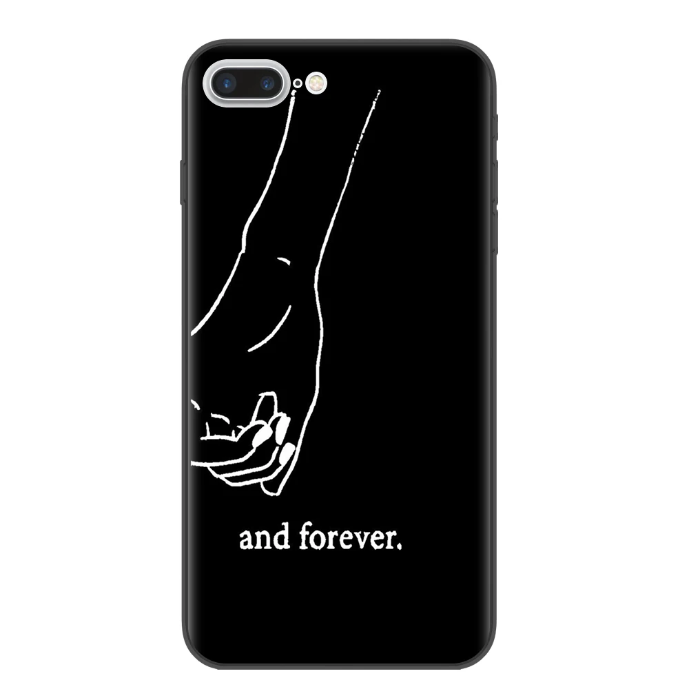 Мягкие силиконовые чехлы для девочек Bff Best Friends Forever iPhone 7 6 6S 8 Plus Coque X XR XS MAX 5S SE Couples