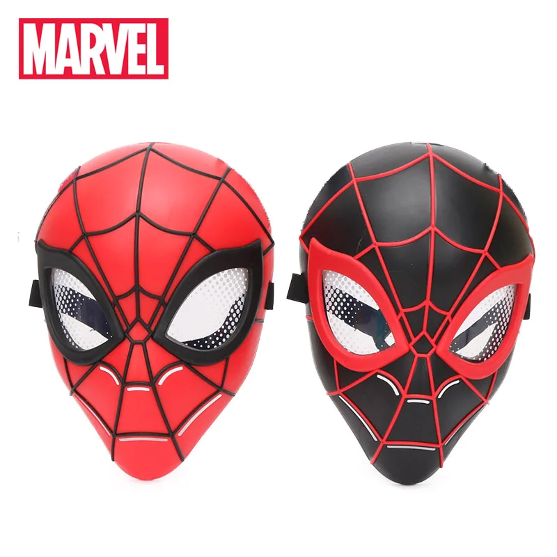 Hasbro Marvel игрушки Человек-паук Майлз Моралес маска Регулируемая супергерой Человек-паук полное лицо маски для детей Взрослые косплей игрушки