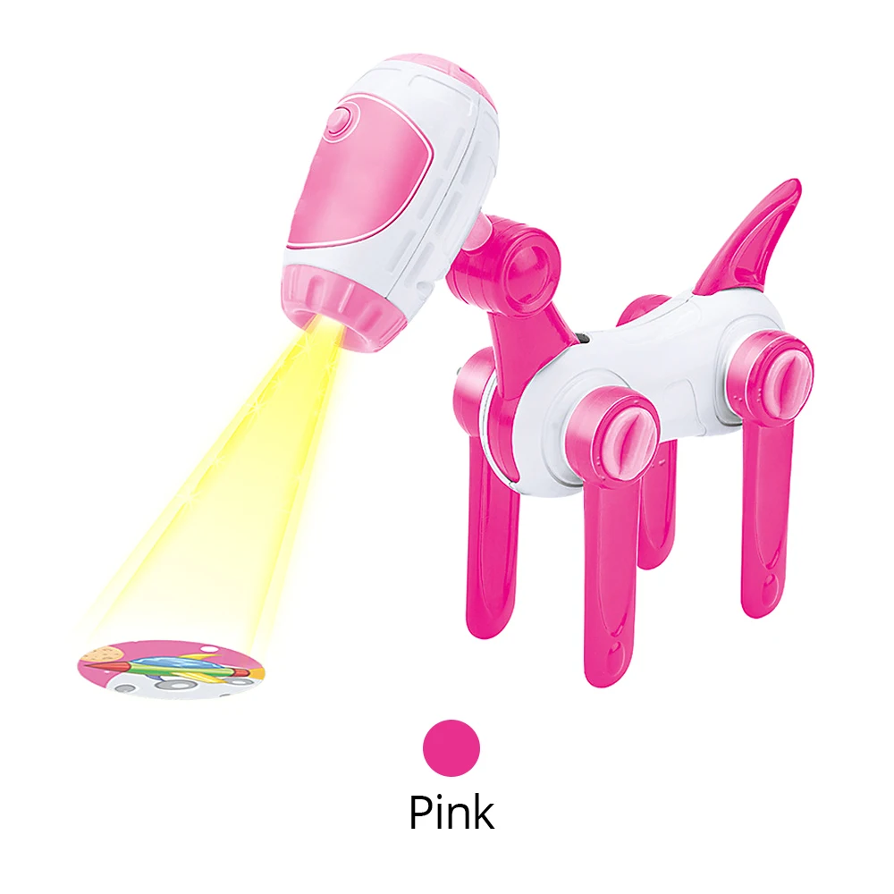 Pink Enjoybay Детский многофункциональный проектор для рисования, обучающая игрушка для рисования, проекционный светильник, развивающая игрушка для детей - Цвет: Pink