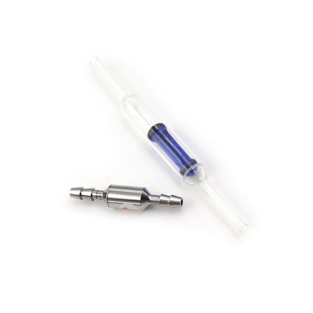 New Stainless Steel CO2 Check Valve One Way For Aquarium CO2 Diffuser Regulator
