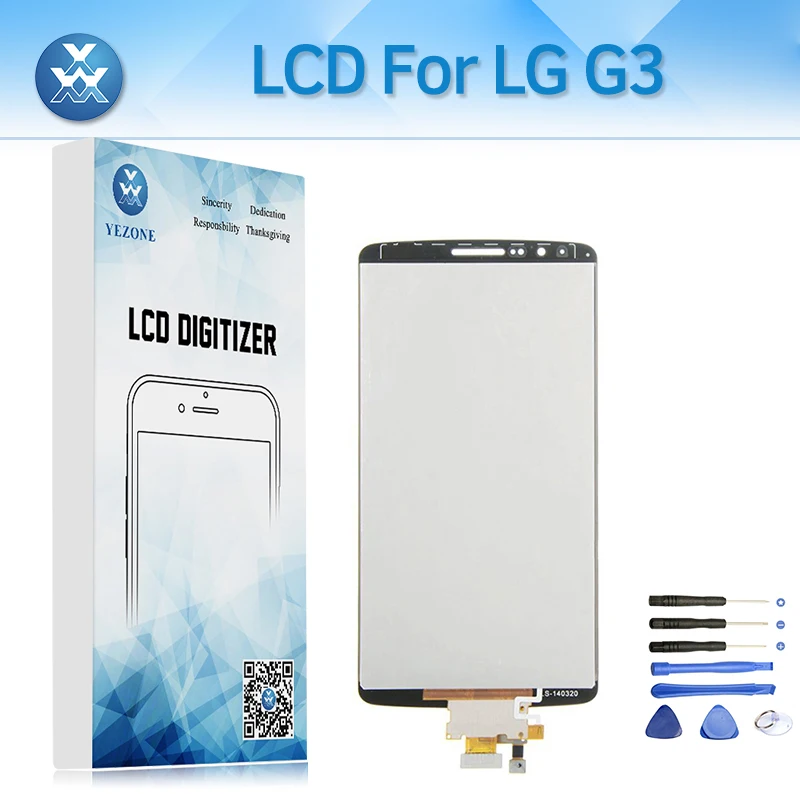 Для LG G3 D850 D851 D855 ЖК экрана с рамкой Сенсорный экран планшета Ассамблеи 5.5 &quotЖК