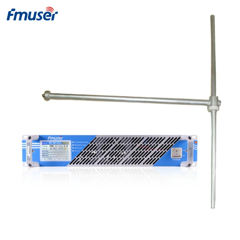 FMUSER Φ 350W 300W сенсорный экран PLL FM радиопередатчик вещания + Телефонная антенна 30 м