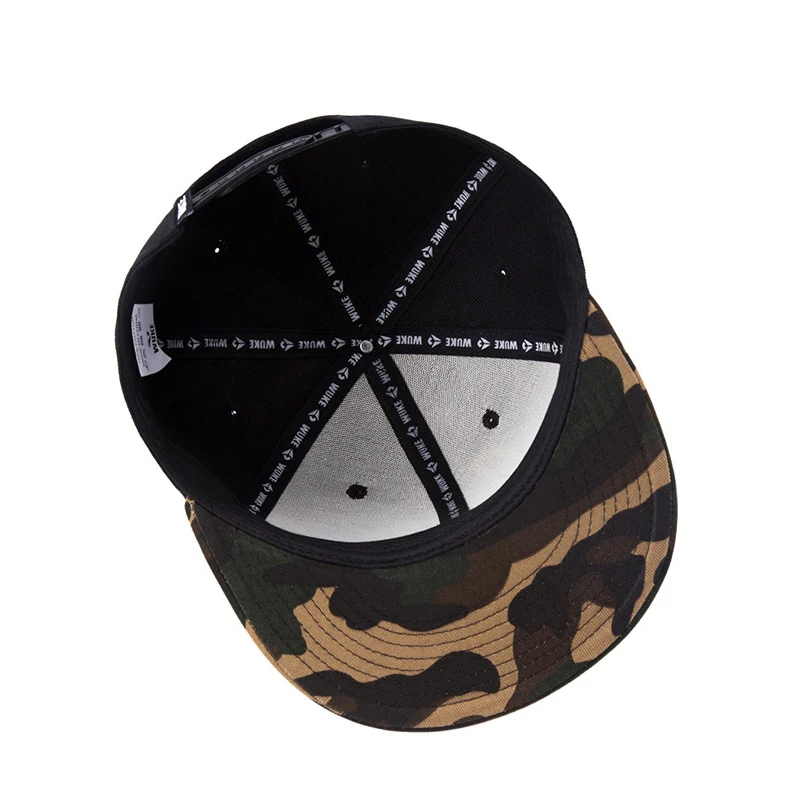 Камуфляж snapback полиэстер cap пустые плоские camo бейсболка без вышивка мужские шапки и шляпы для обувь мужчин