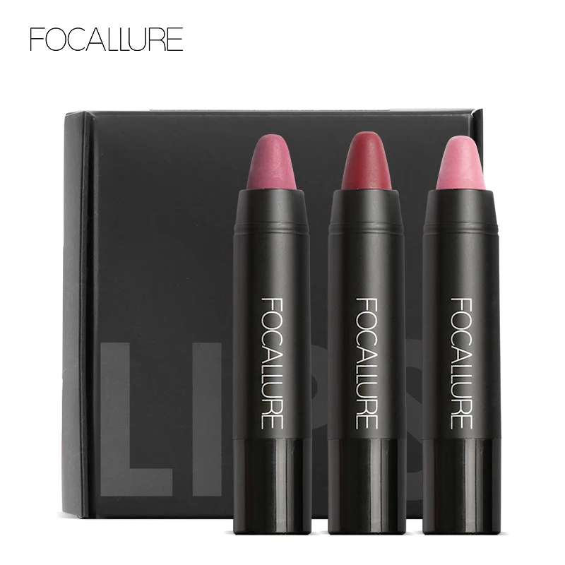 Матовая водостойкая помада FOCALLURE Pro долговечная Мягкая Помада карандаш|matte waterproof