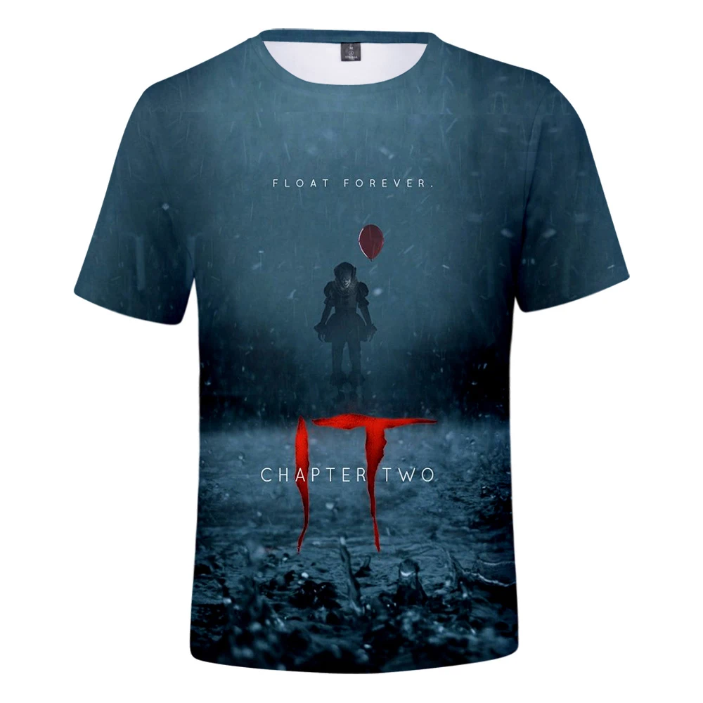 Футболка с 3d принтом IT chapter 2 уличная Harajuku для мужчин и женщин летняя дышащая