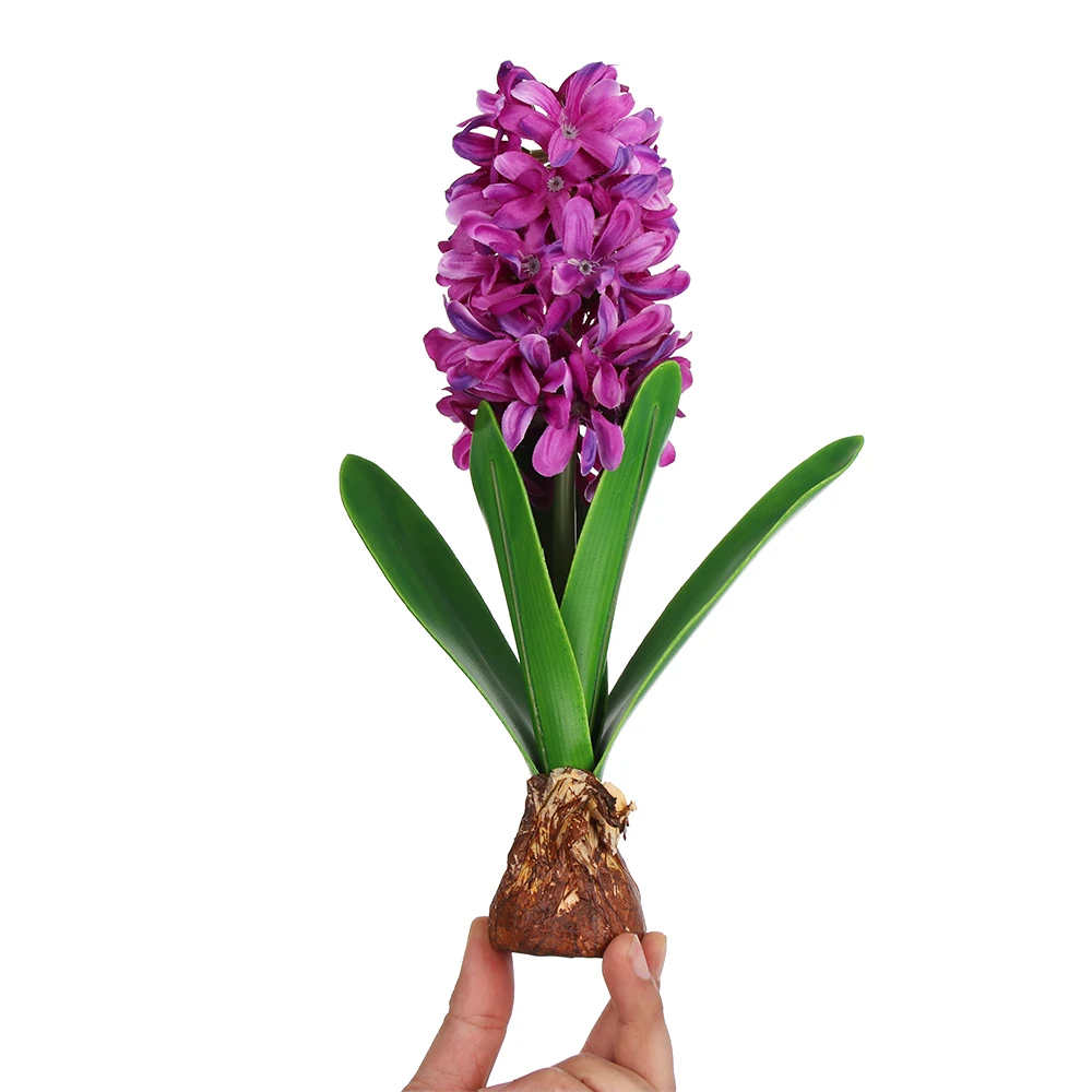 1 шт. искусственный цветок гиацинт с лампочками керамика Шелковый имитация