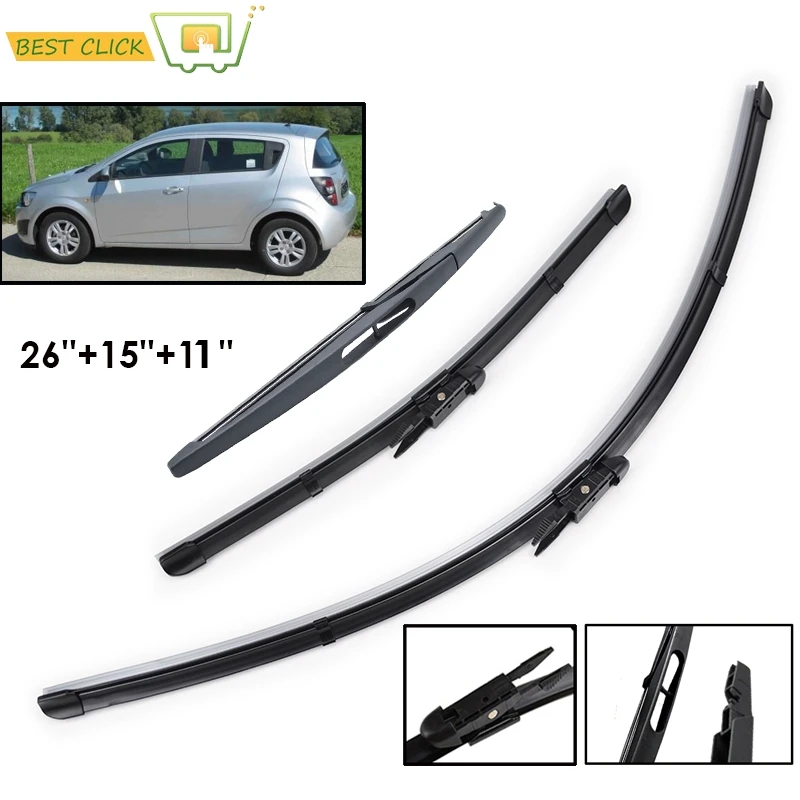 Misima Windshield Windscreen Wiper Blades For Chevrolet Aveo Sonic 2012 2013 2014 2015 2016 2017 Front Window For Holden Barina
