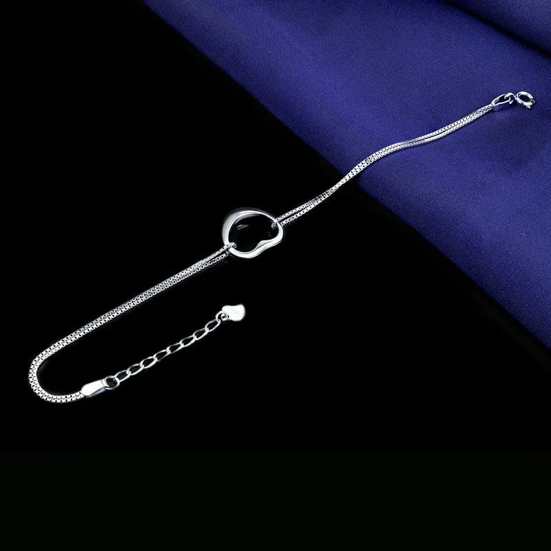 ANDARA Hot Sale 925 Silver Bracelet Women Link Double row Authentic Jewelry Gift | Украшения и аксессуары