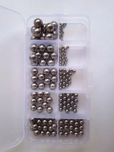 160 шт. G10 уровень подшипников из нержавеющей стали ассортимент винтов для шаровой