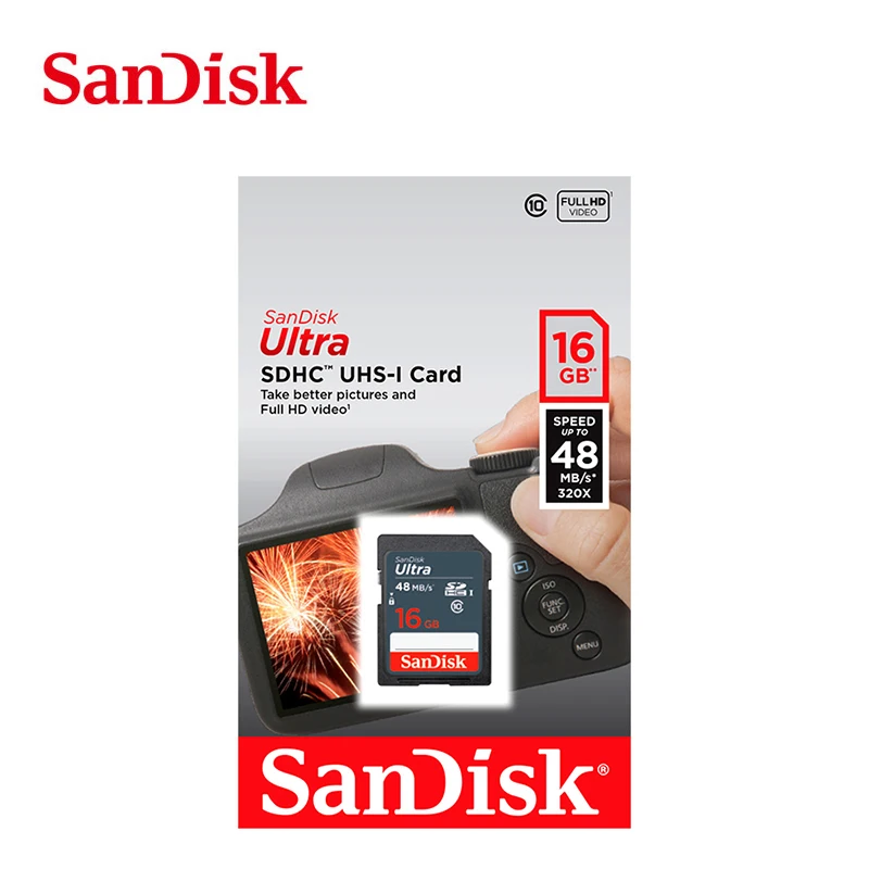 SanDisk карта памяти класс 10 16 ГБ 32 64 ГБ|Карты памяти| |