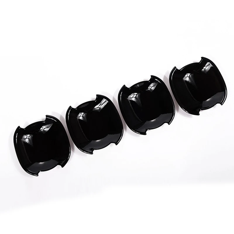 

4PCS Car ABS Chrome Exterior Door Bowl Cover Trim Sticker Decoration For Jaguar F-Pace f pace X761 2016 Auto Styling Accessories