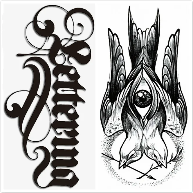 Бесплатная доставка 500 шт. Новое поступление водонепроницаемая Временная