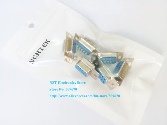 NCHTEK D Sub 9 PIN гнездовой разъем для припоя ПК использование/Бесплатная доставка/6