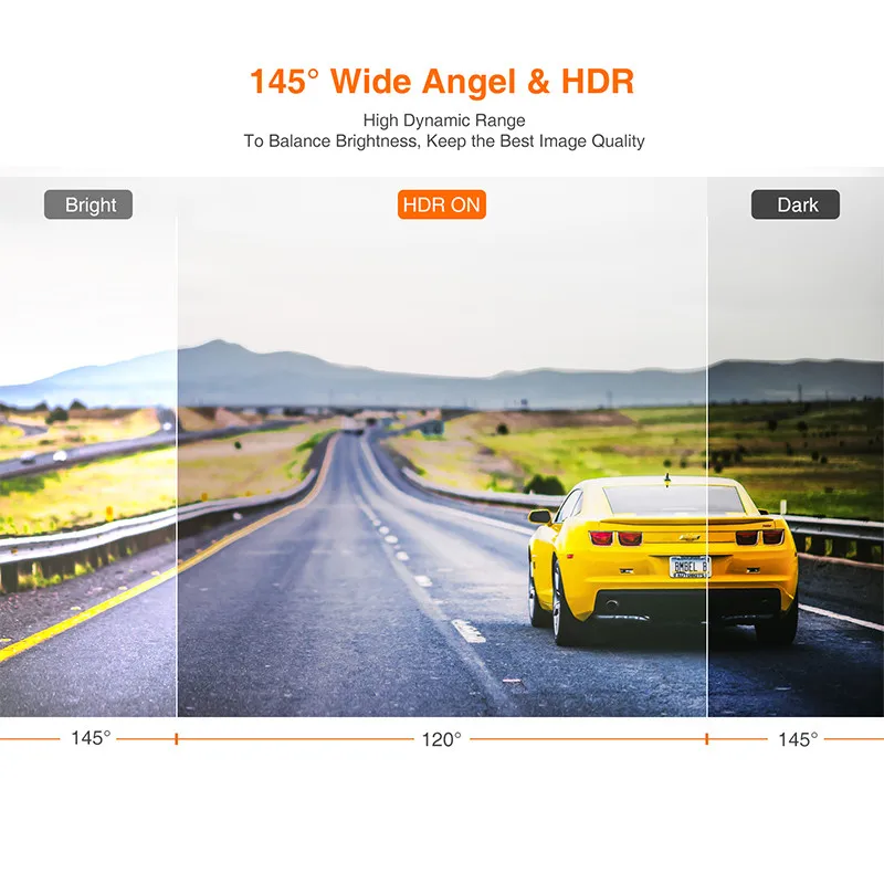 Видеорегистратор thiee Safeel 3R Dash camera Real 1080P 2 45 &quotDash Cam двойной объектив камера