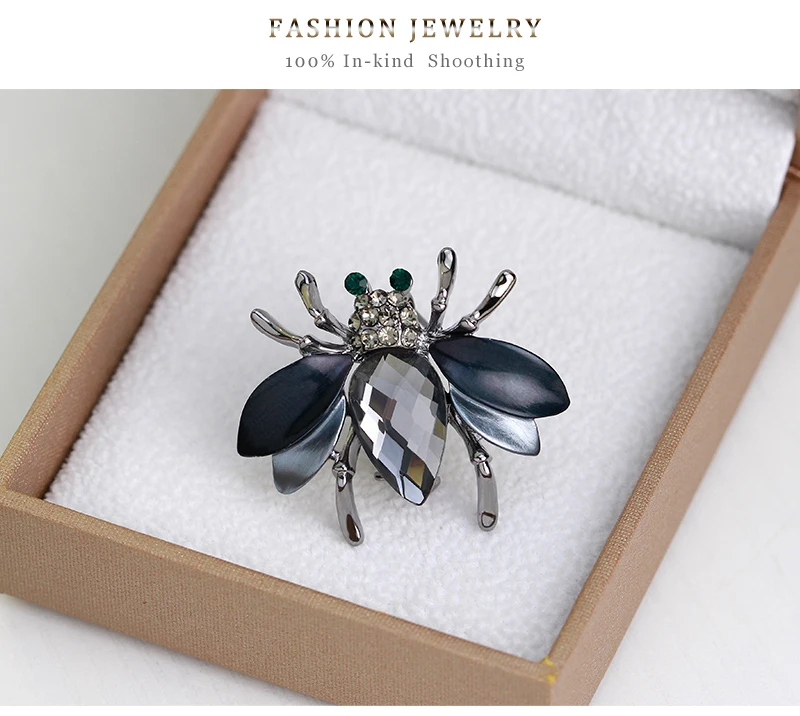 Насекомых Мода Воротник Аксессуары коралловые Броши вечерние Bijoux Для женщин pins