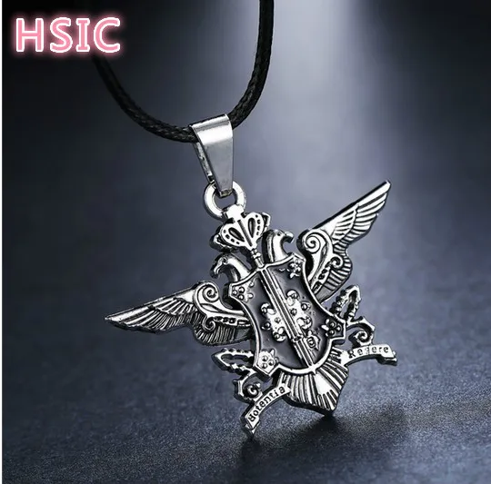 HSIC горячее Аниме Черный Батлер серебряное металлическое ожерелье Себастьян