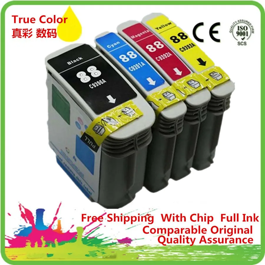 Замена чернильных картриджей для принтера 88 XL 88XL HP88XL HP88 Officejet Pro K550 K550dtwn K5400dn K8600 L7580