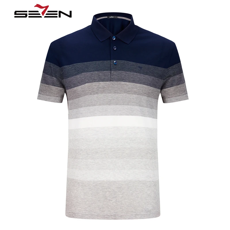 Seven7 бренд 2019 Новая мужская рубашка Поло хлопок Camisa повседневный мужской пуловер