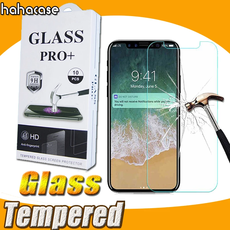 1000 шт 9H Премиум 2.5D Закаленное стекло для iPhone 11 Pro Max XS XR X 8 7 6 6S Plus 5s SE Защитная пленка для экрана с новой упаковкой