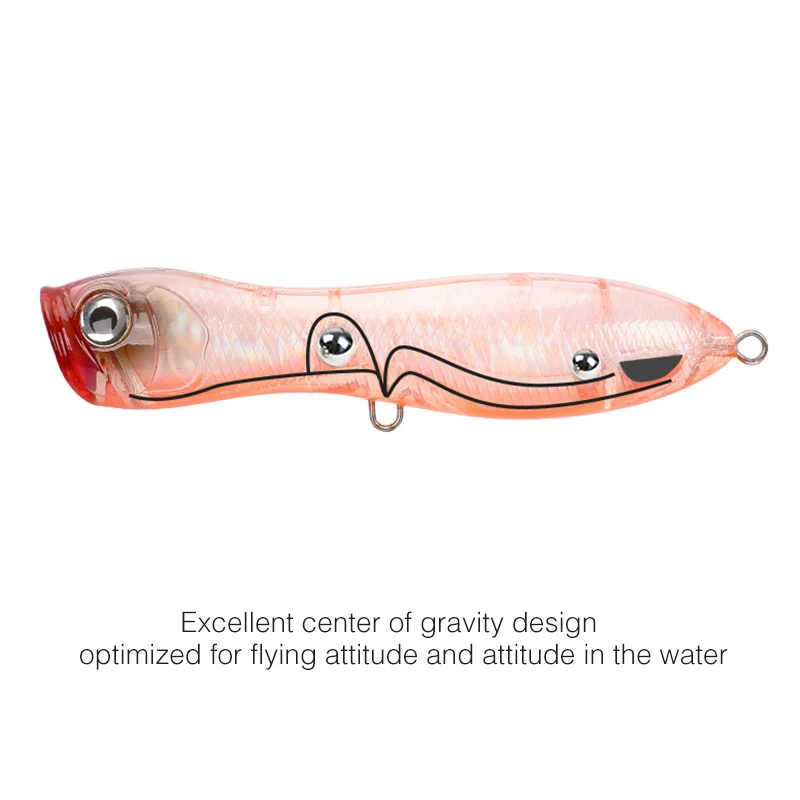

Tsurinoya DW60 125mm 36g Saltwater Fishing Lure Popper Long Casting Fishing Lure Artificial Bait Topwater Big Poppers
